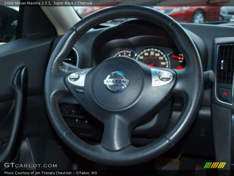 Super Black / Charcoal 2009 Nissan Maxima 3.5 S