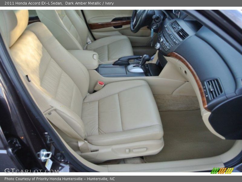 Dark Amber Metallic / Ivory 2011 Honda Accord EX-L Sedan