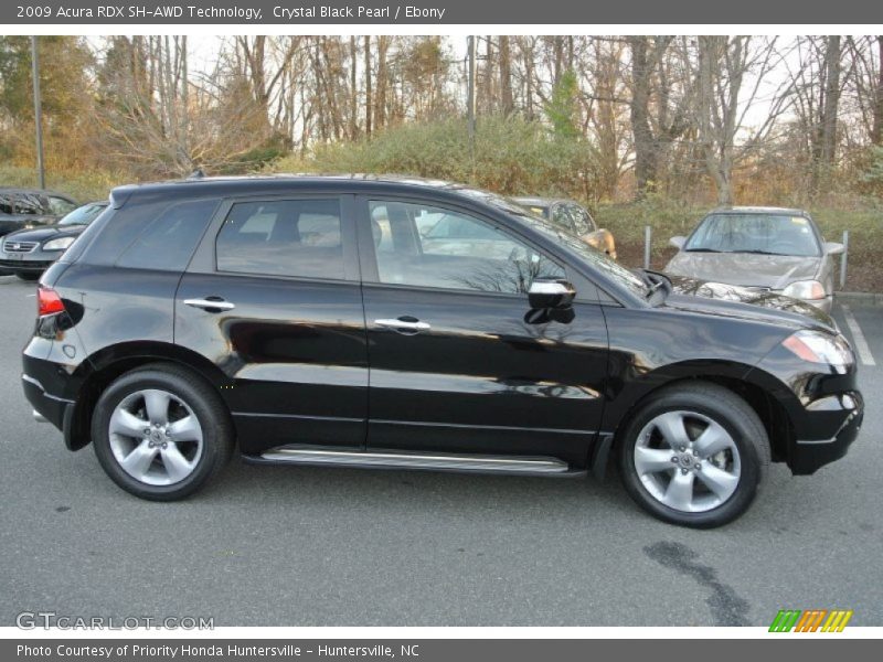 Crystal Black Pearl / Ebony 2009 Acura RDX SH-AWD Technology