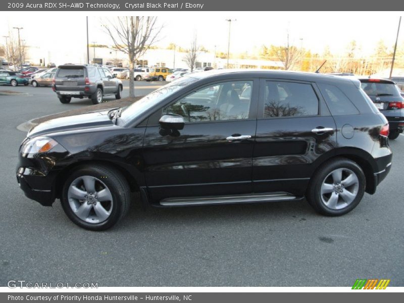 Crystal Black Pearl / Ebony 2009 Acura RDX SH-AWD Technology