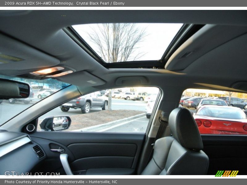 Crystal Black Pearl / Ebony 2009 Acura RDX SH-AWD Technology