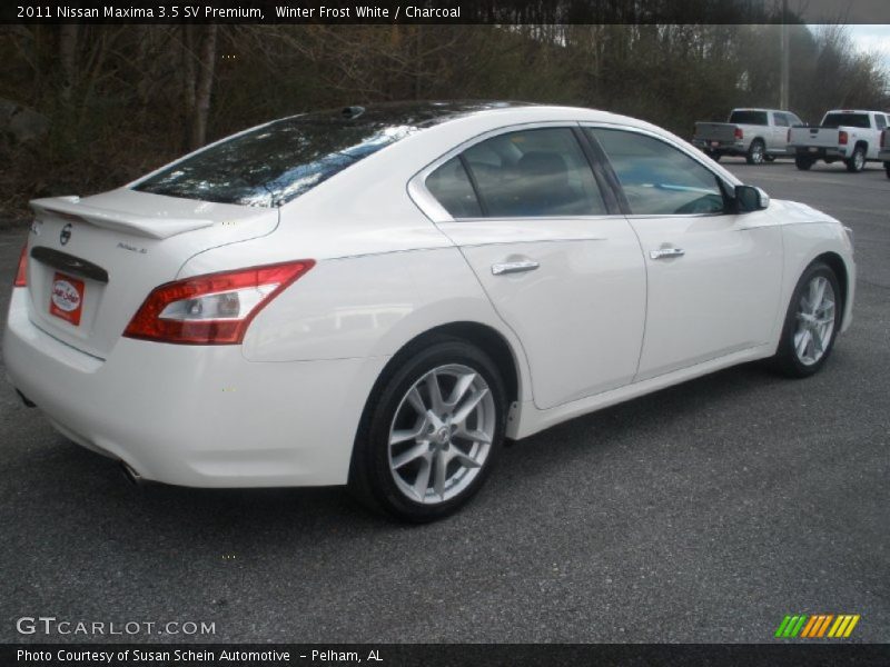 Winter Frost White / Charcoal 2011 Nissan Maxima 3.5 SV Premium