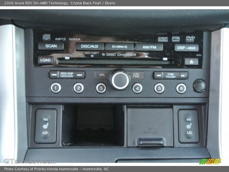 Crystal Black Pearl / Ebony 2009 Acura RDX SH-AWD Technology