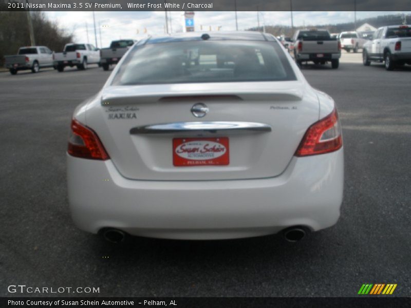 Winter Frost White / Charcoal 2011 Nissan Maxima 3.5 SV Premium