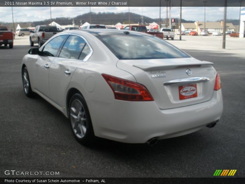 Winter Frost White / Charcoal 2011 Nissan Maxima 3.5 SV Premium