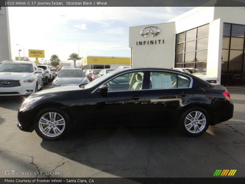 Obsidian Black / Wheat 2010 Infiniti G 37 Journey Sedan