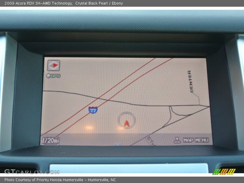 Crystal Black Pearl / Ebony 2009 Acura RDX SH-AWD Technology