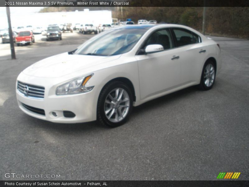 Winter Frost White / Charcoal 2011 Nissan Maxima 3.5 SV Premium