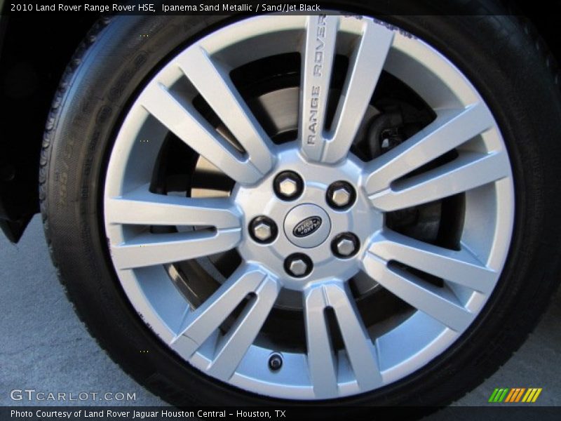 Ipanema Sand Metallic / Sand/Jet Black 2010 Land Rover Range Rover HSE