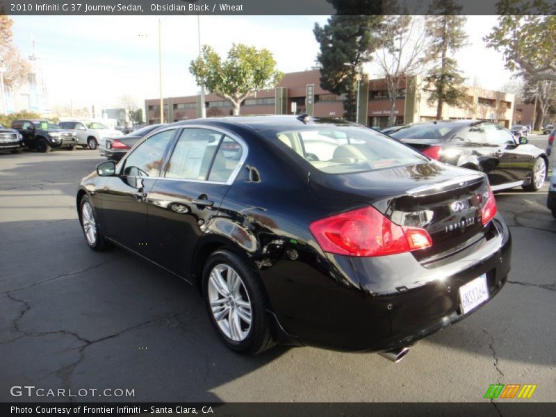 Obsidian Black / Wheat 2010 Infiniti G 37 Journey Sedan