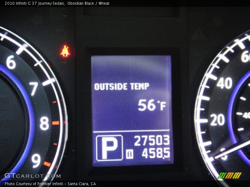 Obsidian Black / Wheat 2010 Infiniti G 37 Journey Sedan