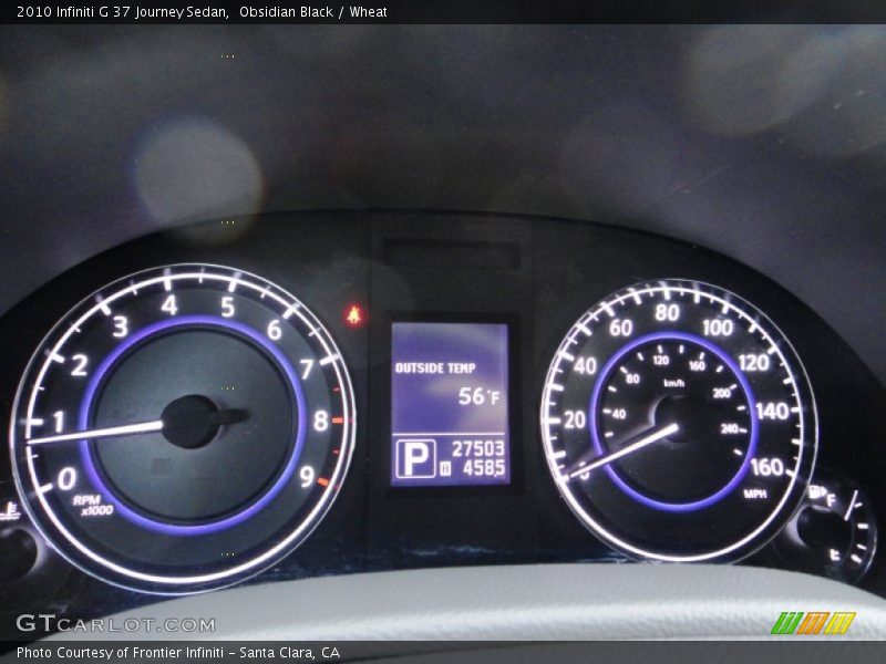 Obsidian Black / Wheat 2010 Infiniti G 37 Journey Sedan