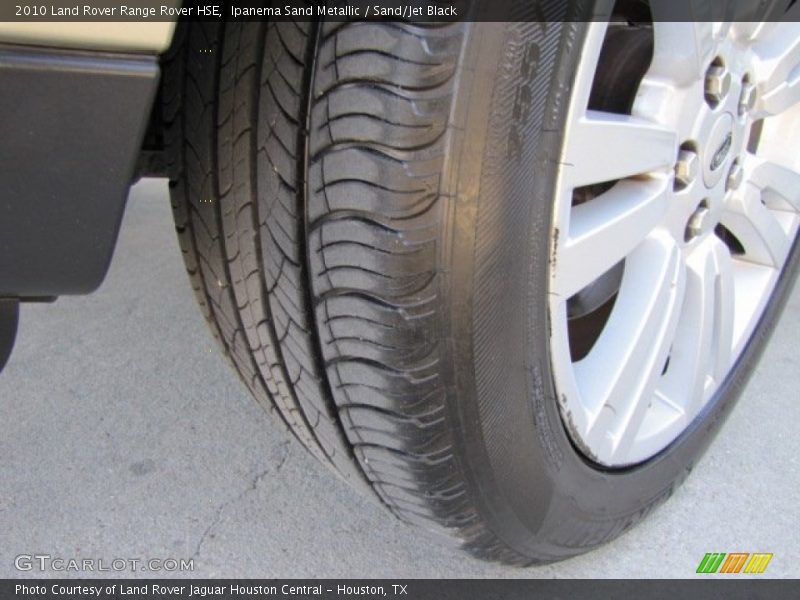 Ipanema Sand Metallic / Sand/Jet Black 2010 Land Rover Range Rover HSE