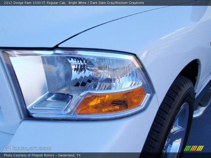 Bright White / Dark Slate Gray/Medium Graystone 2012 Dodge Ram 1500 ST Regular Cab