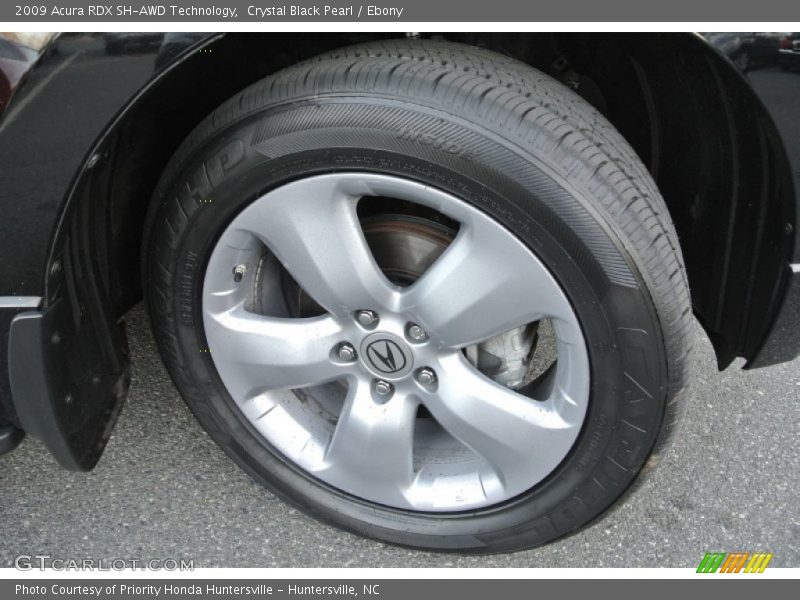 Crystal Black Pearl / Ebony 2009 Acura RDX SH-AWD Technology