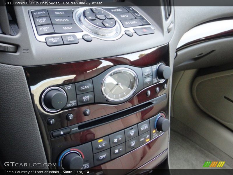 Controls of 2010 G 37 Journey Sedan