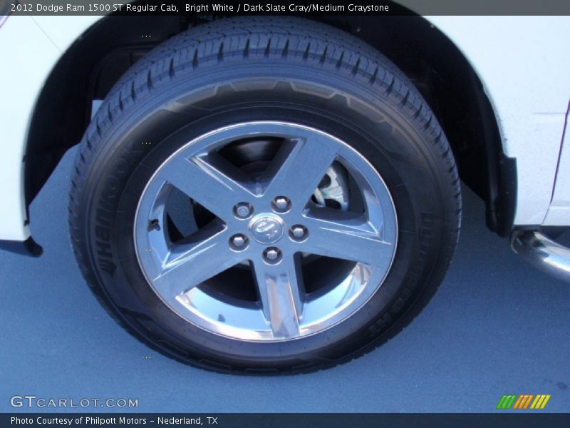 Bright White / Dark Slate Gray/Medium Graystone 2012 Dodge Ram 1500 ST Regular Cab