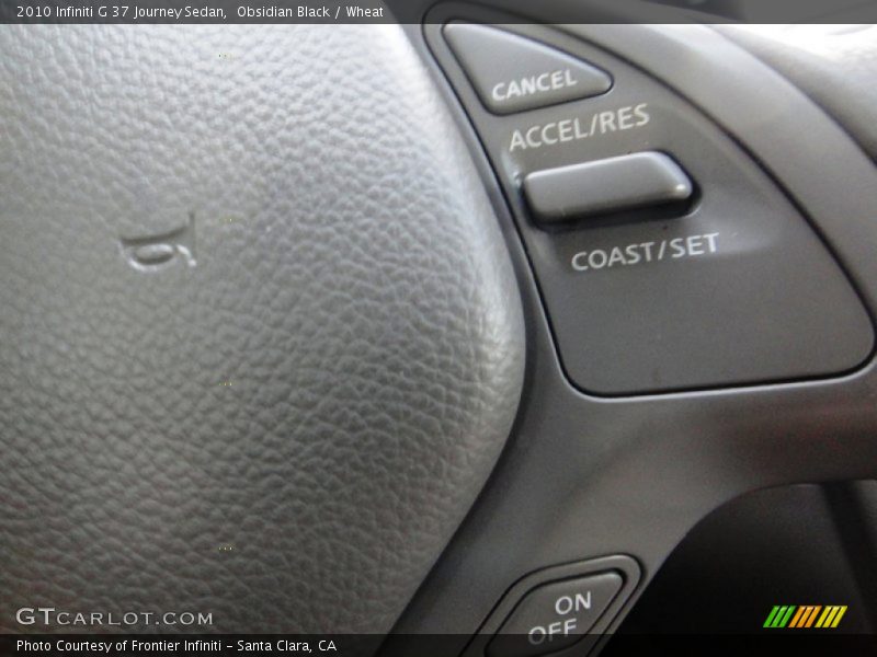 Obsidian Black / Wheat 2010 Infiniti G 37 Journey Sedan