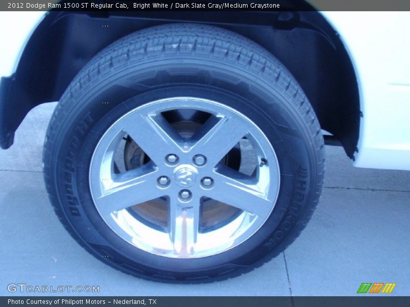 Bright White / Dark Slate Gray/Medium Graystone 2012 Dodge Ram 1500 ST Regular Cab