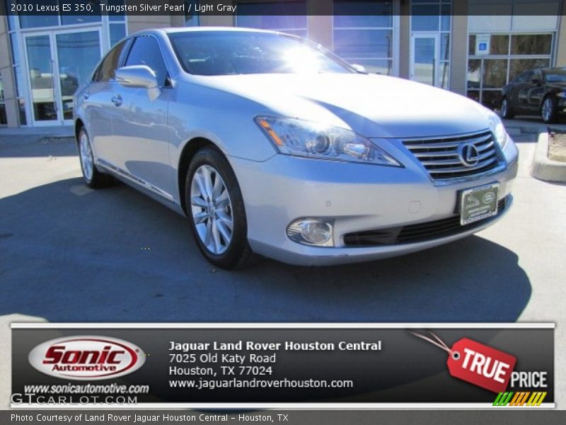 Tungsten Silver Pearl / Light Gray 2010 Lexus ES 350