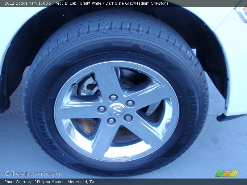 Bright White / Dark Slate Gray/Medium Graystone 2012 Dodge Ram 1500 ST Regular Cab