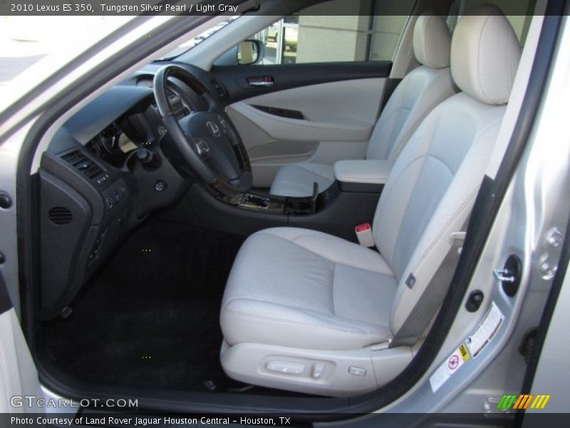 Tungsten Silver Pearl / Light Gray 2010 Lexus ES 350