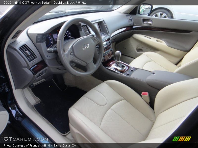 Wheat Interior - 2010 G 37 Journey Sedan 