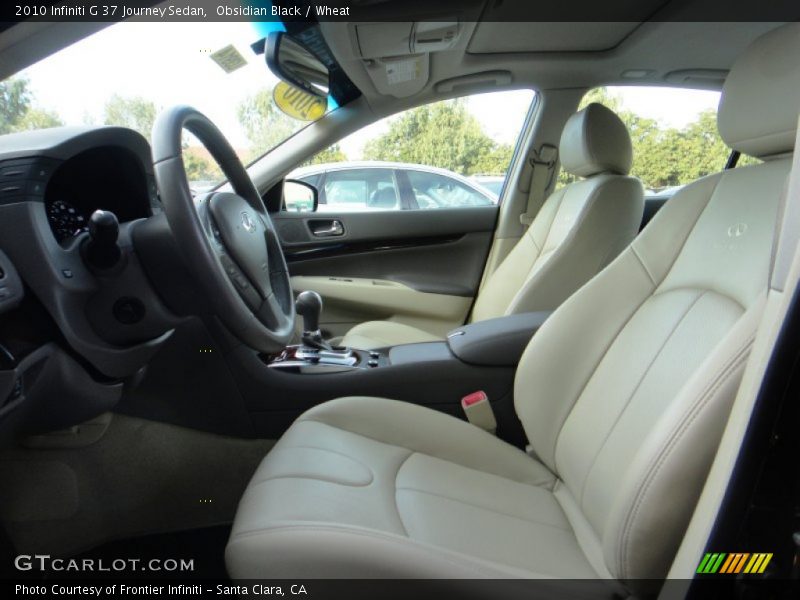 Front Seat of 2010 G 37 Journey Sedan