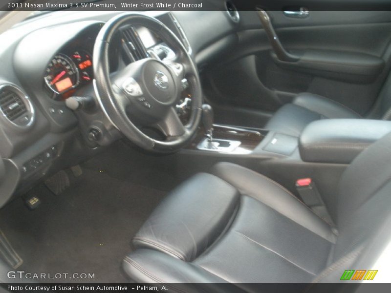 Winter Frost White / Charcoal 2011 Nissan Maxima 3.5 SV Premium
