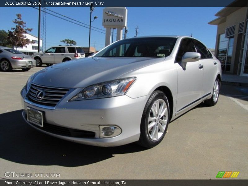 Tungsten Silver Pearl / Light Gray 2010 Lexus ES 350