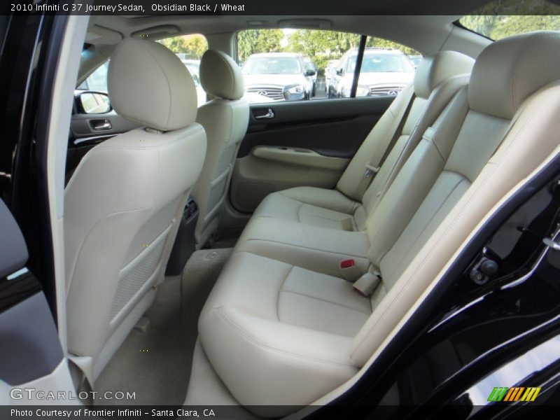 Rear Seat of 2010 G 37 Journey Sedan
