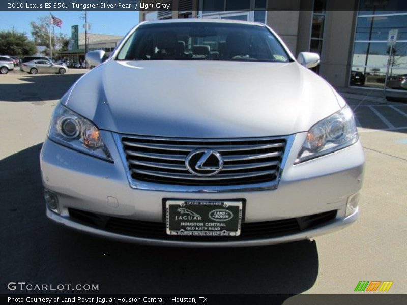 Tungsten Silver Pearl / Light Gray 2010 Lexus ES 350