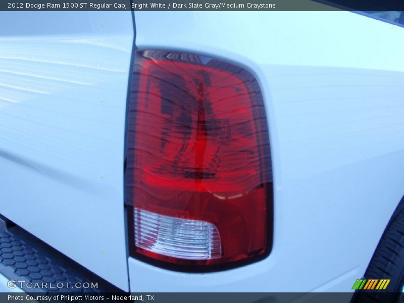 Bright White / Dark Slate Gray/Medium Graystone 2012 Dodge Ram 1500 ST Regular Cab