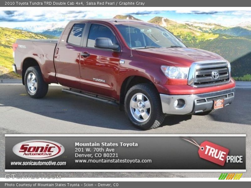 Salsa Red Pearl / Graphite Gray 2010 Toyota Tundra TRD Double Cab 4x4