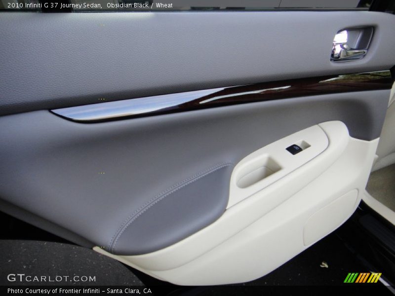 Obsidian Black / Wheat 2010 Infiniti G 37 Journey Sedan