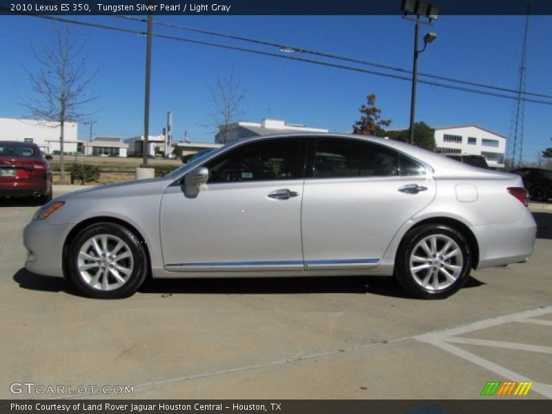 Tungsten Silver Pearl / Light Gray 2010 Lexus ES 350