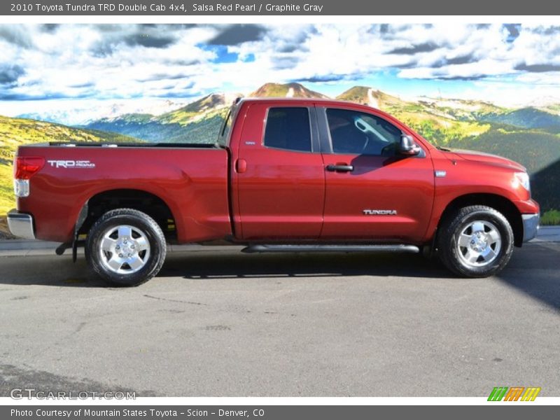 Salsa Red Pearl / Graphite Gray 2010 Toyota Tundra TRD Double Cab 4x4