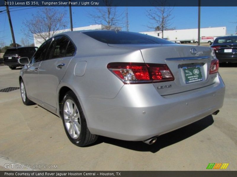 Tungsten Silver Pearl / Light Gray 2010 Lexus ES 350