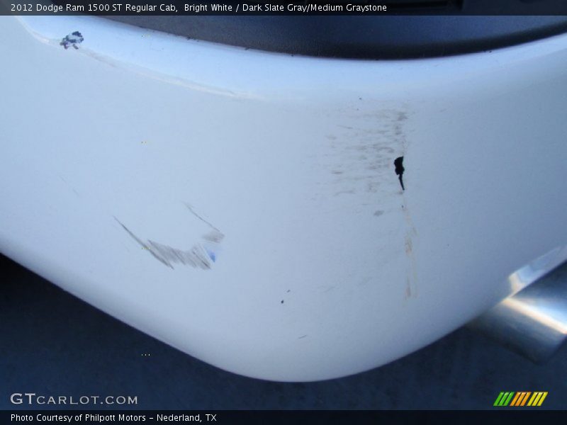 Bright White / Dark Slate Gray/Medium Graystone 2012 Dodge Ram 1500 ST Regular Cab