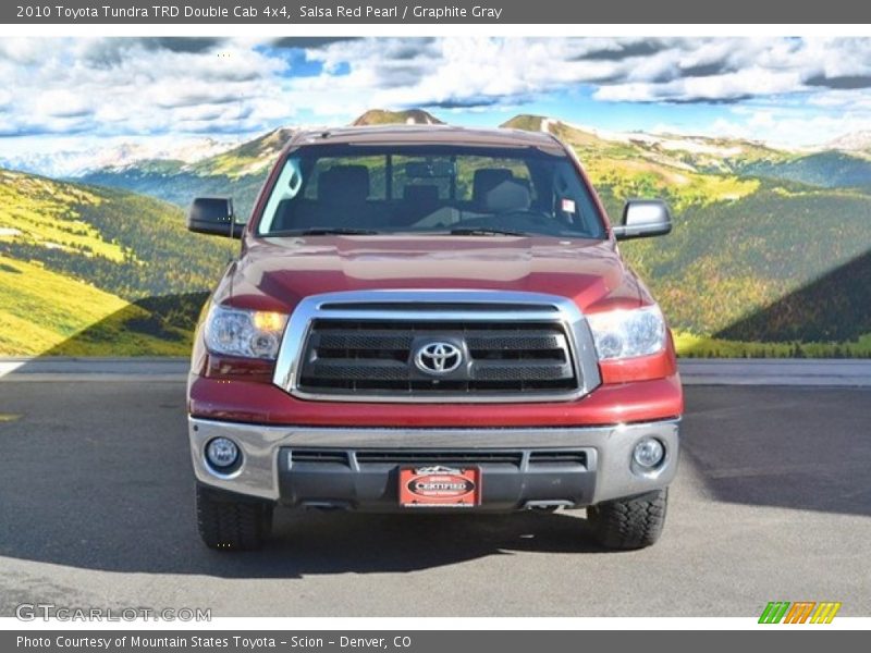 Salsa Red Pearl / Graphite Gray 2010 Toyota Tundra TRD Double Cab 4x4