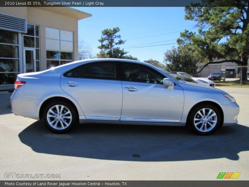 Tungsten Silver Pearl / Light Gray 2010 Lexus ES 350