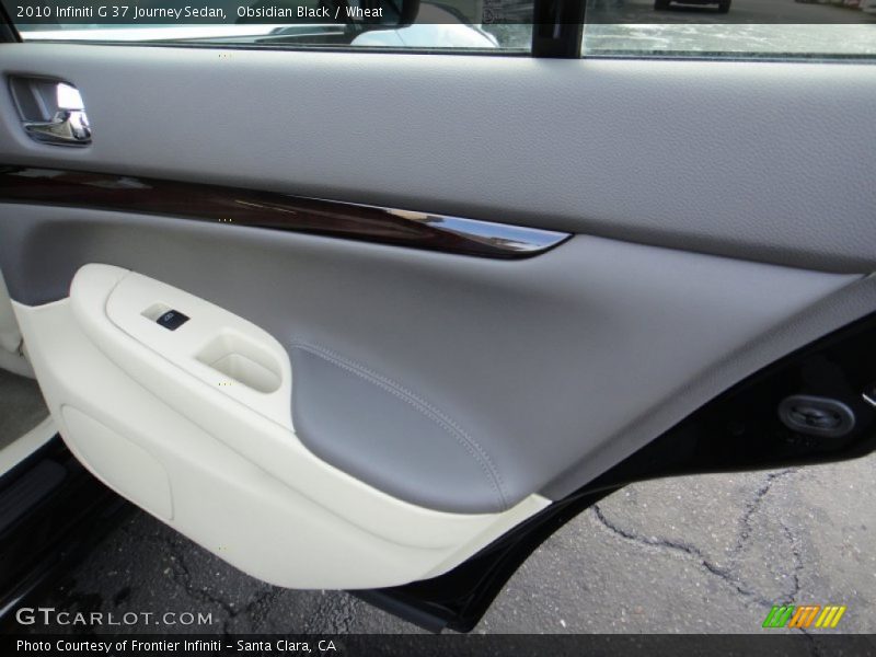 Obsidian Black / Wheat 2010 Infiniti G 37 Journey Sedan