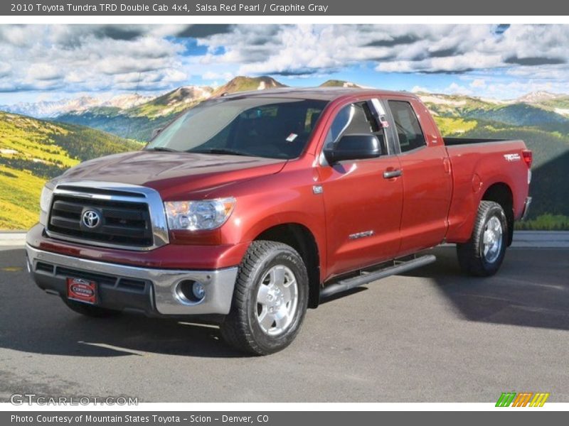 Salsa Red Pearl / Graphite Gray 2010 Toyota Tundra TRD Double Cab 4x4