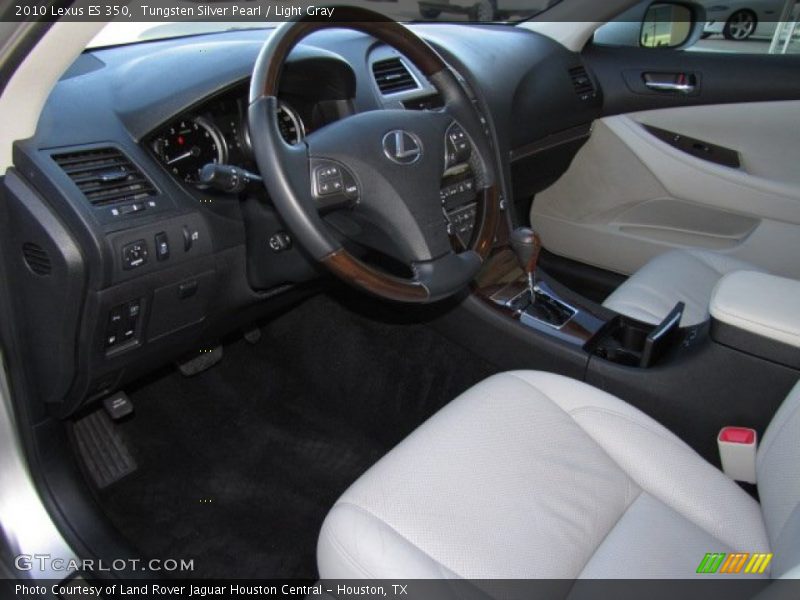 Tungsten Silver Pearl / Light Gray 2010 Lexus ES 350