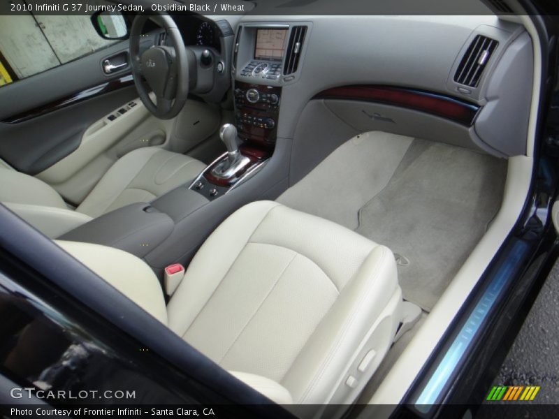 Obsidian Black / Wheat 2010 Infiniti G 37 Journey Sedan