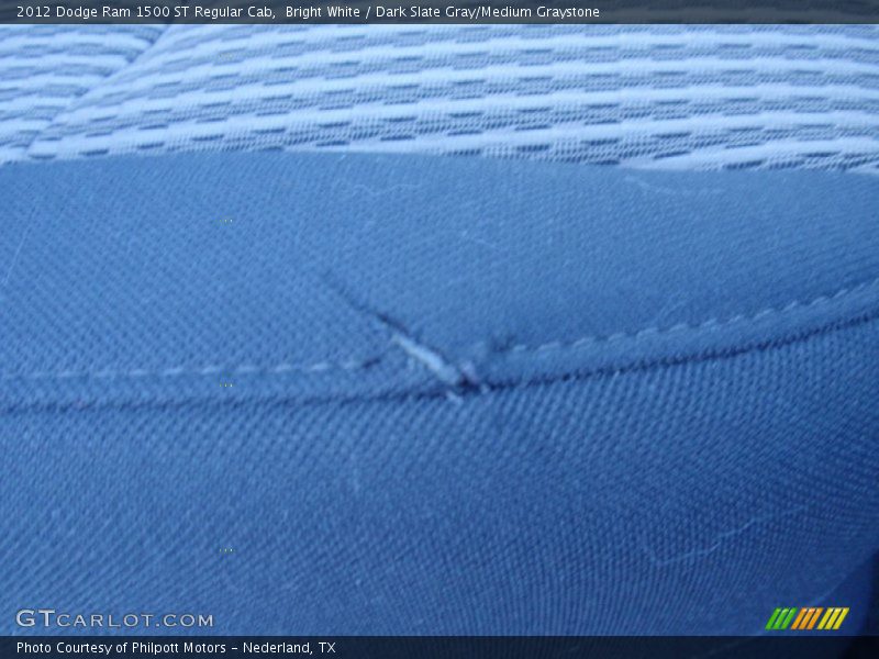 Bright White / Dark Slate Gray/Medium Graystone 2012 Dodge Ram 1500 ST Regular Cab