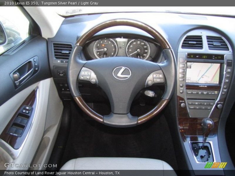 Tungsten Silver Pearl / Light Gray 2010 Lexus ES 350