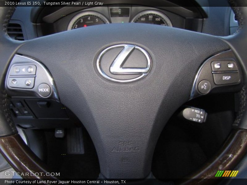Tungsten Silver Pearl / Light Gray 2010 Lexus ES 350