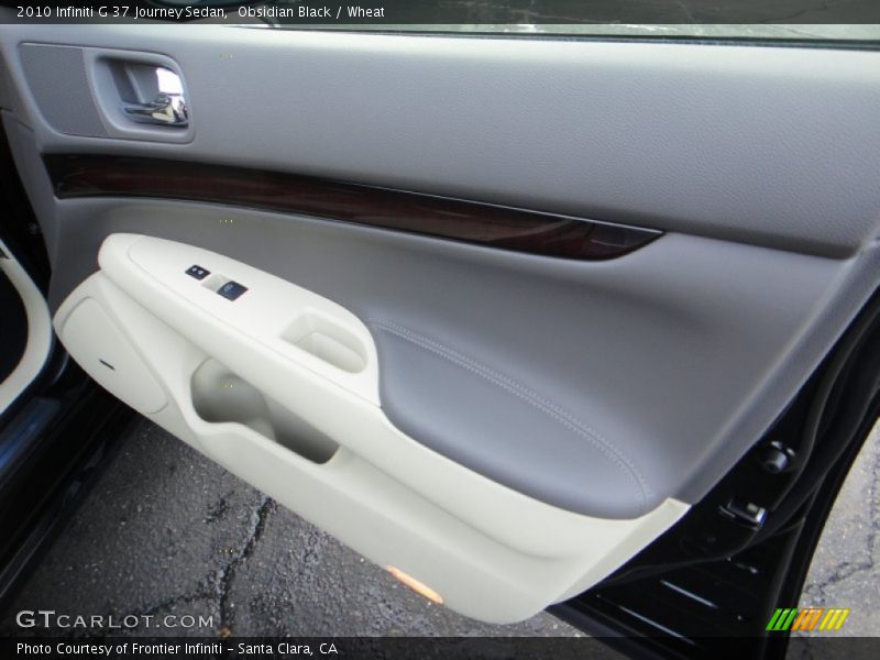 Obsidian Black / Wheat 2010 Infiniti G 37 Journey Sedan