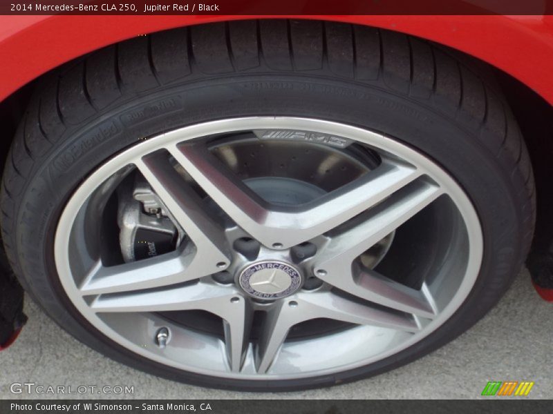 Jupiter Red / Black 2014 Mercedes-Benz CLA 250